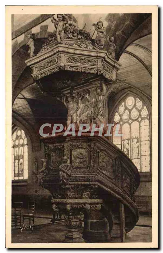 St-Thégonnec — Der Predigerstuhl (1683) — Les Éditions d'Art YW, Paris - Vorderseite
