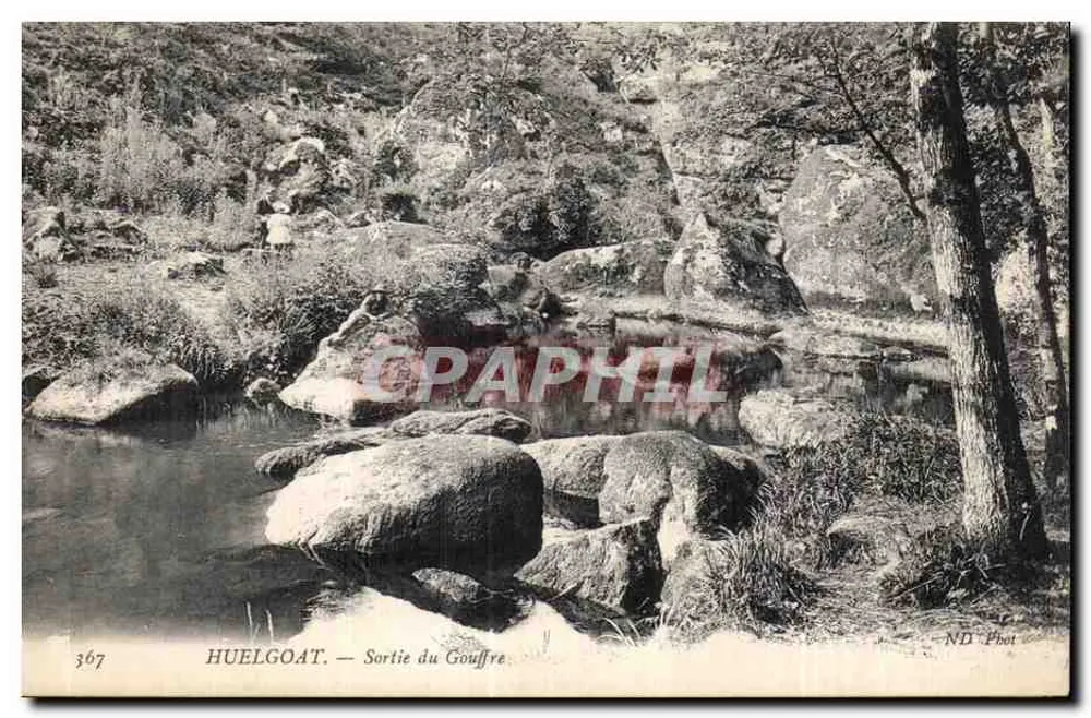 Huelgoat — Saída da Gruta — ND Phot - Frente