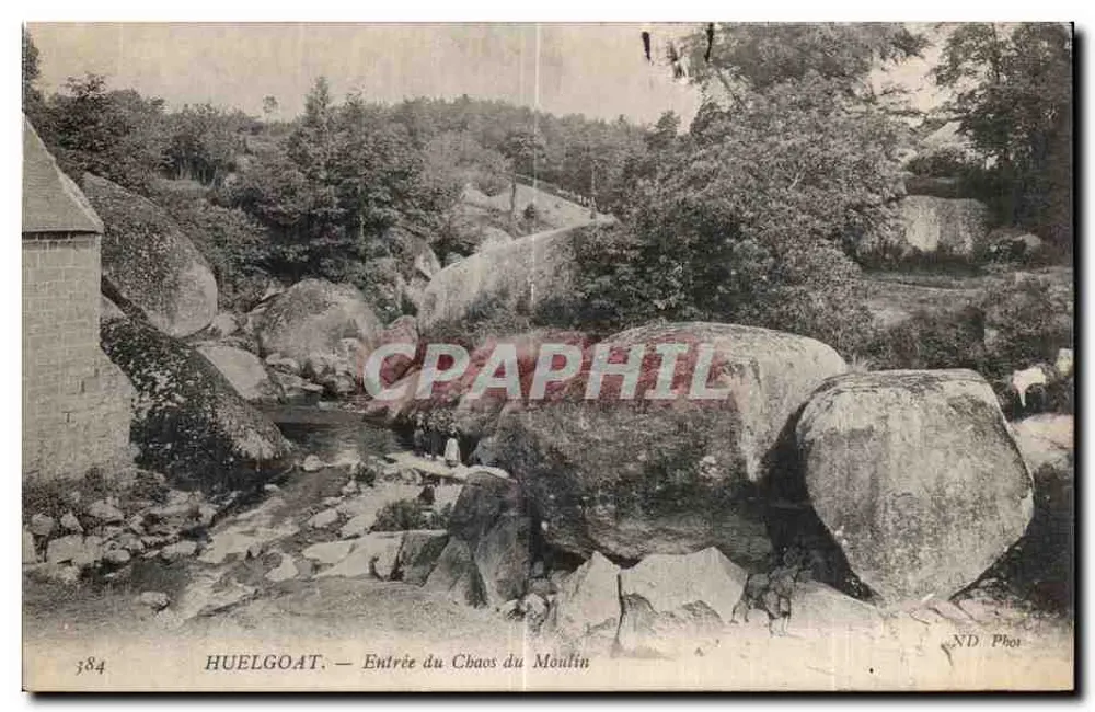Huelgoat — Eingang zum Moulin Chaos — ND Phot - Vorderseite
