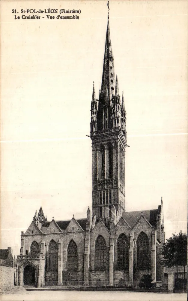 St-POL-de-LÉON (Finistère) — Übersicht — unbekannter Verleger, Nr. 21 - Vorderseite