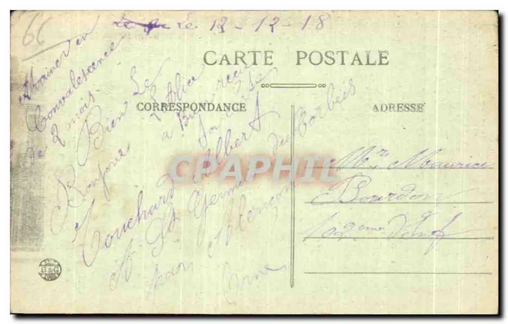 Amélie-les-Bains — A Prefeitura - Verso