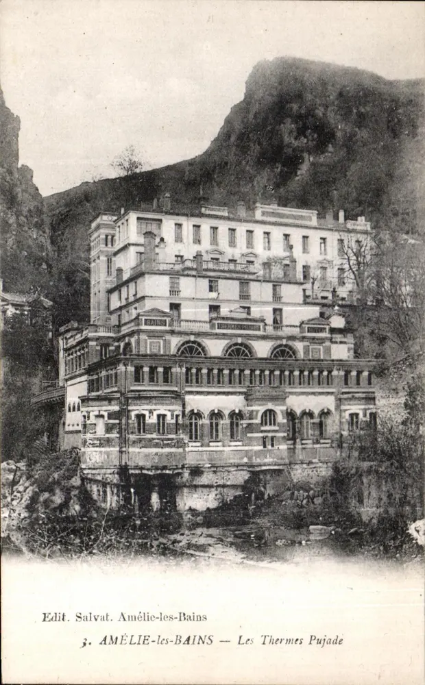 Amélie-les-Bains — Os Termas Pujadé — Edit. Salvat - Frente