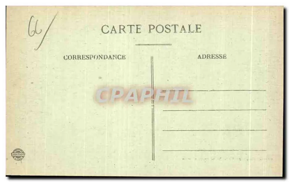 Amélie-les-Bains — Militärkrankenhaus — Verlag: Phototypie Natard - Rückseite
