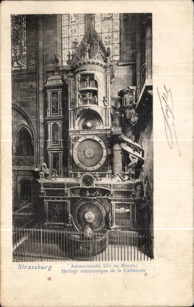 Strasbourg — Astronomische Uhr der Kathedrale — Verleger unbekannt - Vorderseite