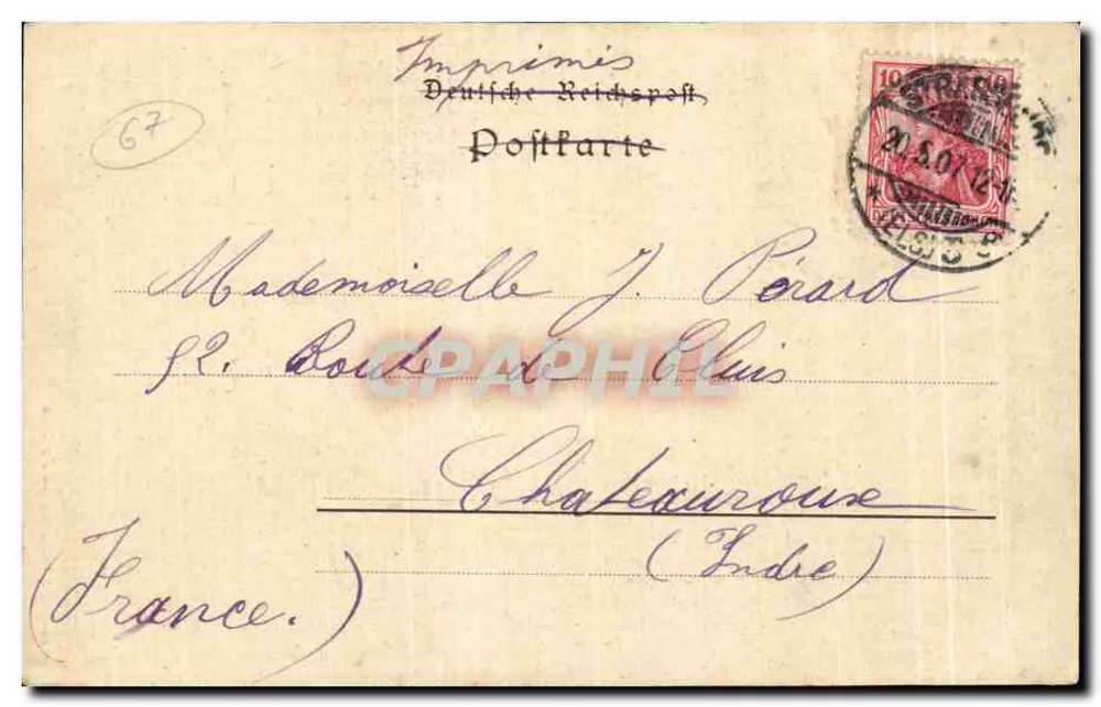 Strasbourg i. E. — Monumento a Gutenberg — editor Römmler & Jonas, n° 1520 - Verso