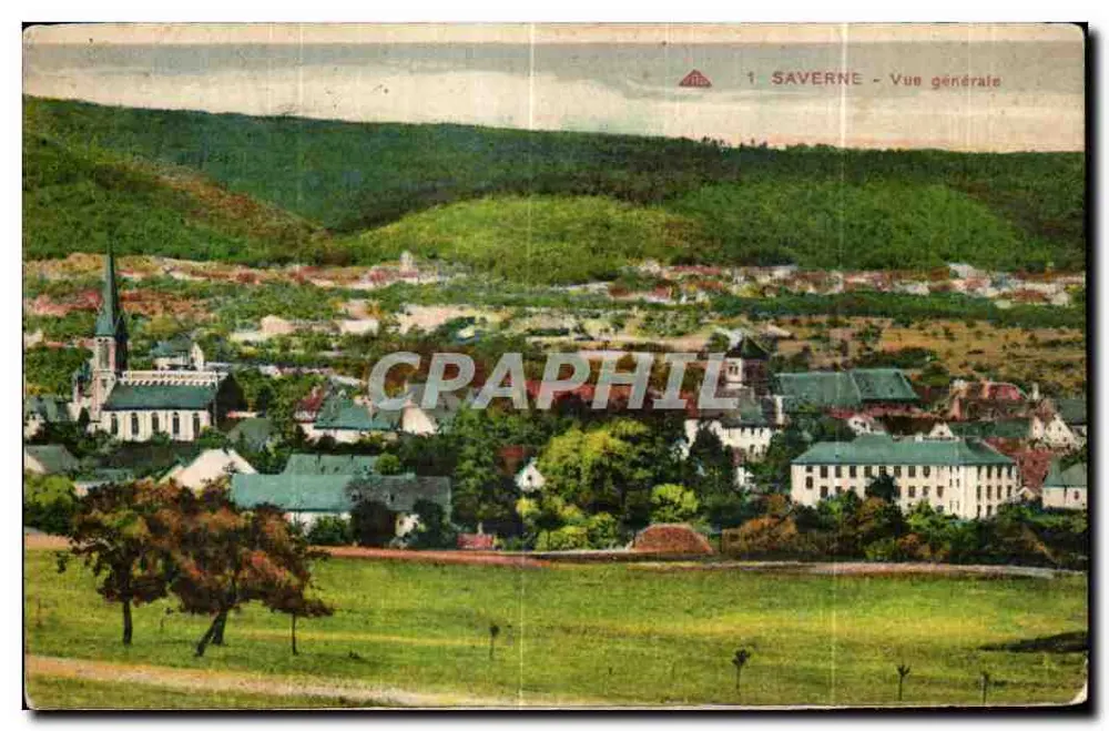 Saverne - Vista geral — editor: Associação dos Fotogênicos, Strasbourg, n°1 - Frente