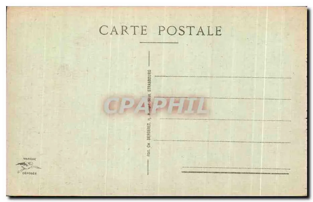 Saverne - O Castelo — The Castle - Verso