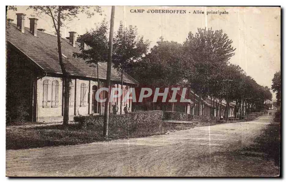 Campo di Oberhoffen — Via principale — editore non identificato, n. di serie 51 - Recto