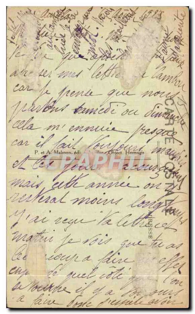 Aurillac — Das Konsulatshaus — Das pittoreske Auvergne - Rückseite