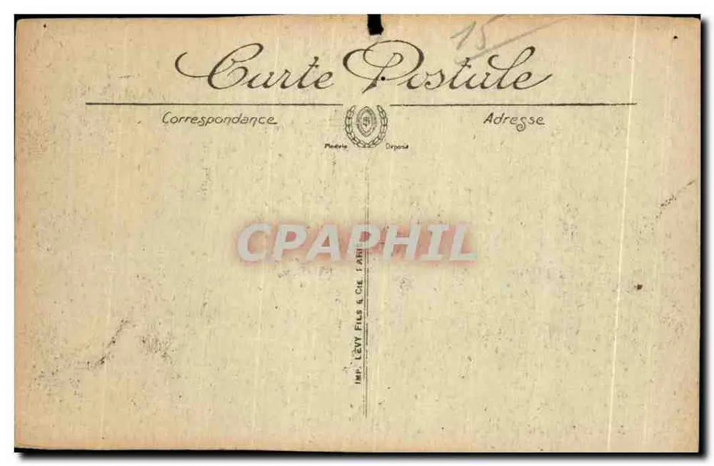 Aurillac — Place Monthyon — editor Selecta, n°5 - Verso