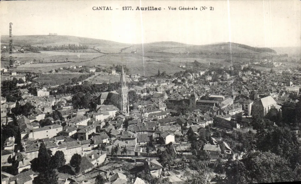 Aurillac — Vista Geral (N° 2) — Germani, Malobey (Cantal) - Frente