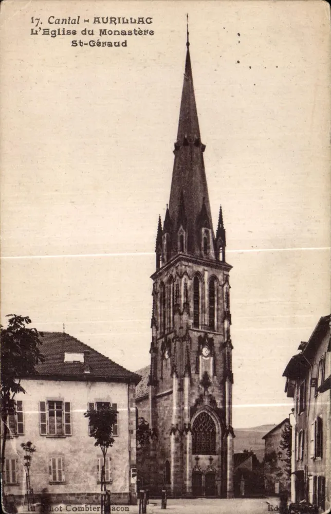 Aurilliac - L'Église du Monastère St-Géraud — éditeur Chot Combier Bacon, n°17 - Vorderseite