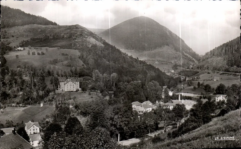 La Cigogne — Vista para o Col — Éditions de la Cigogne, Bussang (Vosges) - Frente