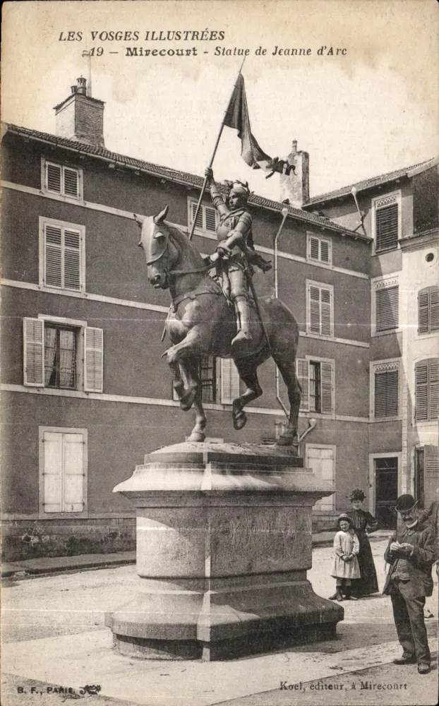 Mirecourt — Statue von Jeanne d'Arc — Koel, Verlag, in Mirecourt - Vorderseite
