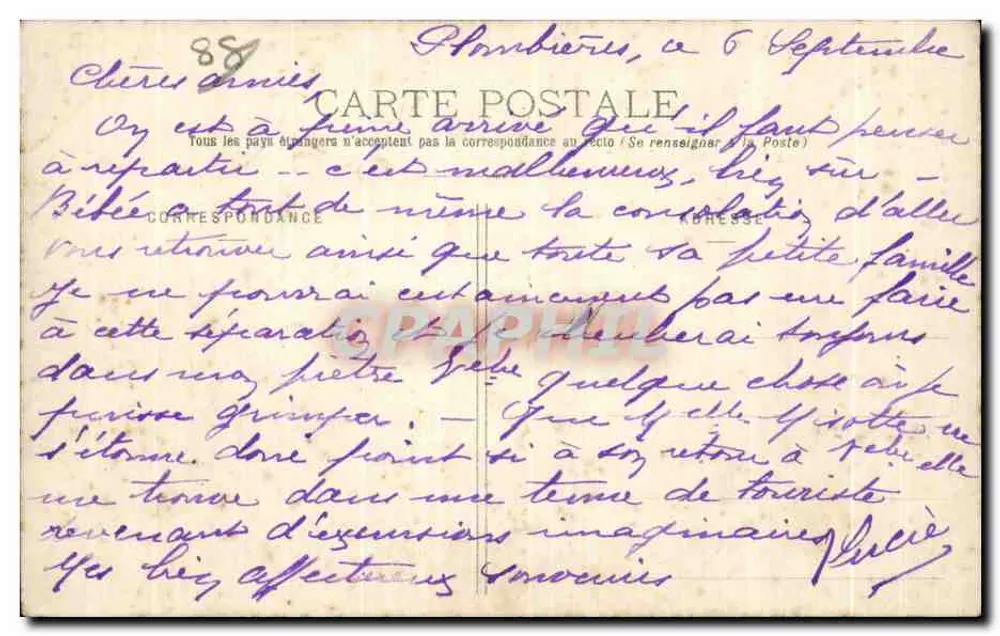 Pittoreske Vosges — Die Marciac des Hohneck — Photo Houmayer et Ehré, Epinal, n°107 - Rückseite