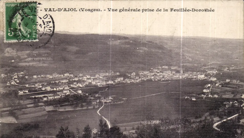 Val-d'Ajol (Vosges) — Allgemeiner Blick vom Feuillée-Dorothée — Künstlerische Phototypie des Ostens & Larcher, Stanislas (Tandis) - Vorderseite