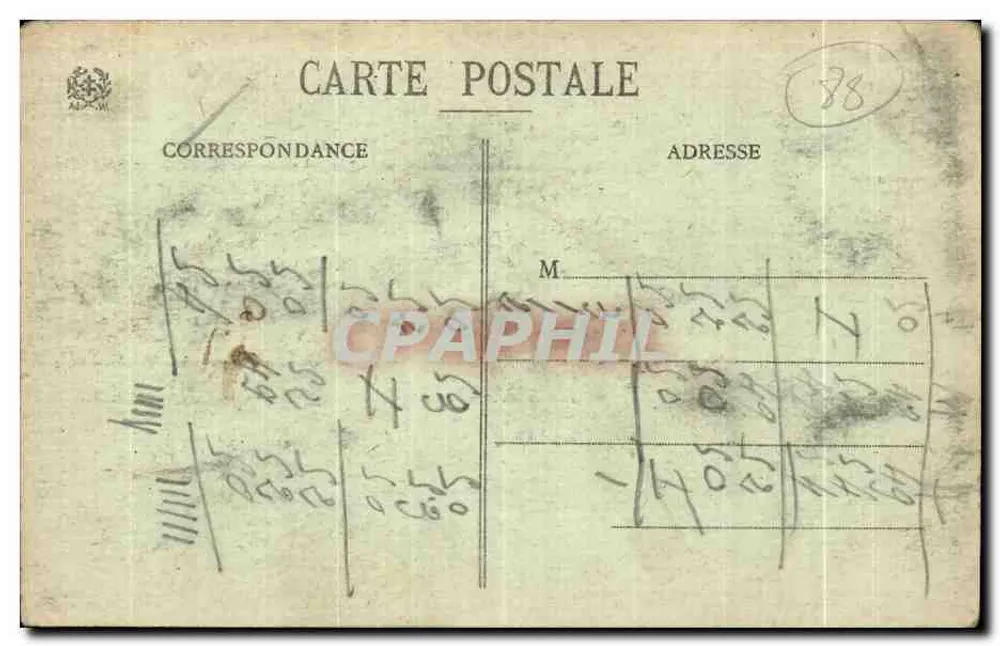 Ban-de-Laveline — Tal der Troche — Ad. Wence, N° 9424 - Rückseite