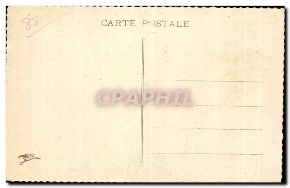 Ribeauvillé — Vista panorâmica com igreja e vinhedos — IV. - 85 - Verso
