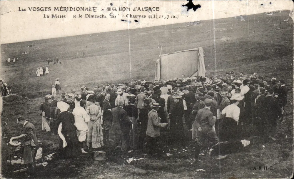 Les Vosges Méridionales — La Messe du Dimanche sur Chaurnes (1177 m) — A & H.C. - Vorderseite