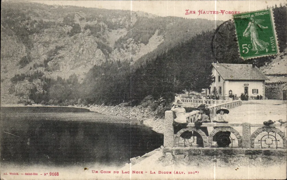 Ein Eckchen des Schwarzen Sees - La Digue (Höhe 950m) — Les Hautes-Vosges — Ad. Welck - Saint-Dié - N° 9168 - Vorderseite