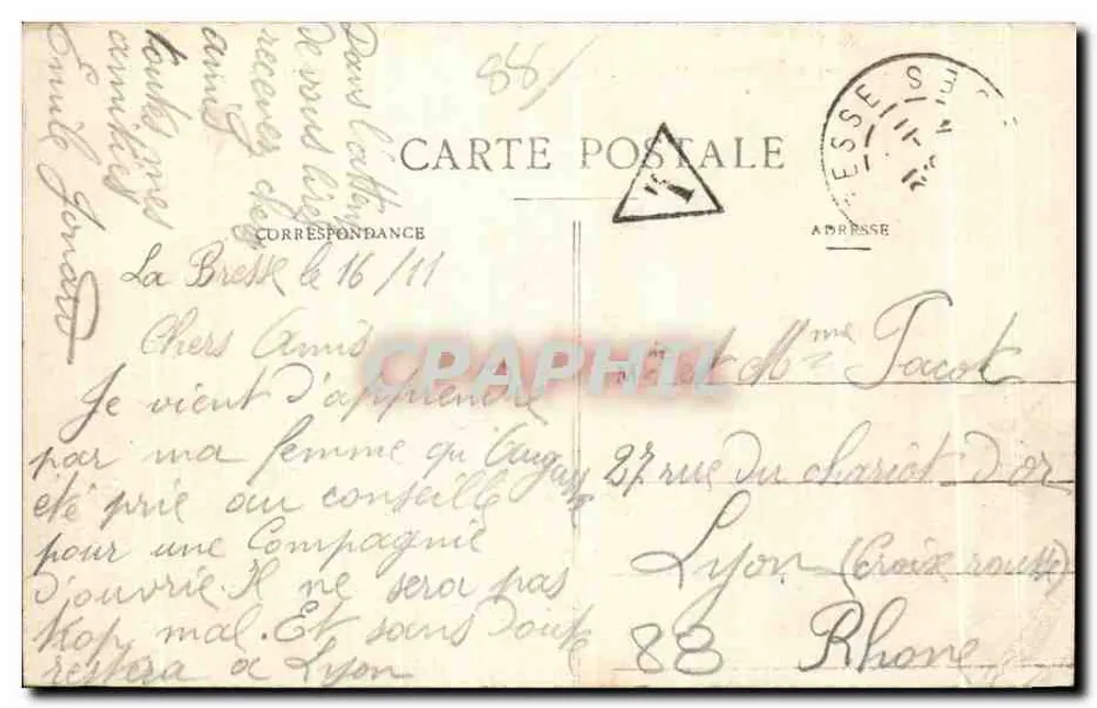 La Bresse (Vosgi) — Ogólny widok — C. H. Photo. - Rewers