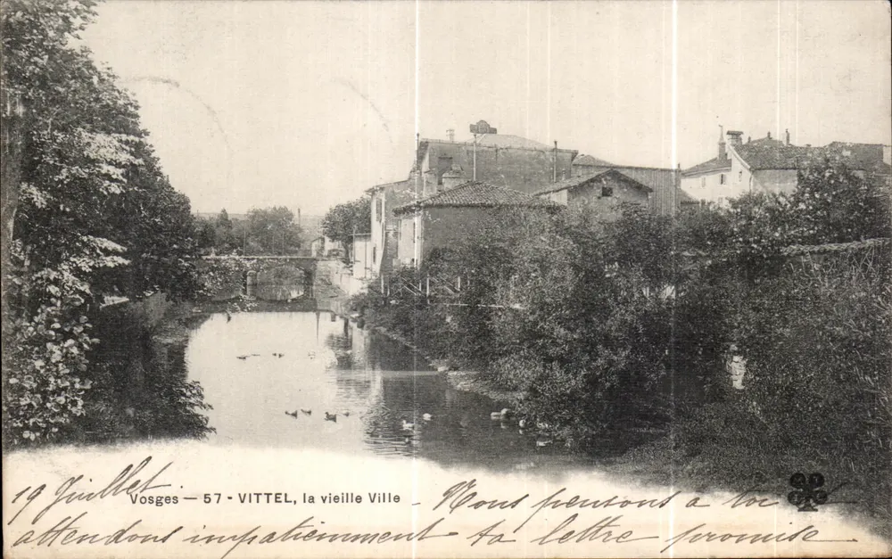 Vosges - 57 - Vittel, die alte Stadt — G. Gallet, Verleger - Vorderseite
