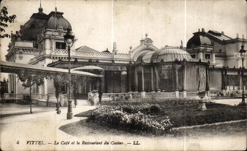 VITTEL — Le Café et le Restaurant du Casino — LL. - Vorderseite