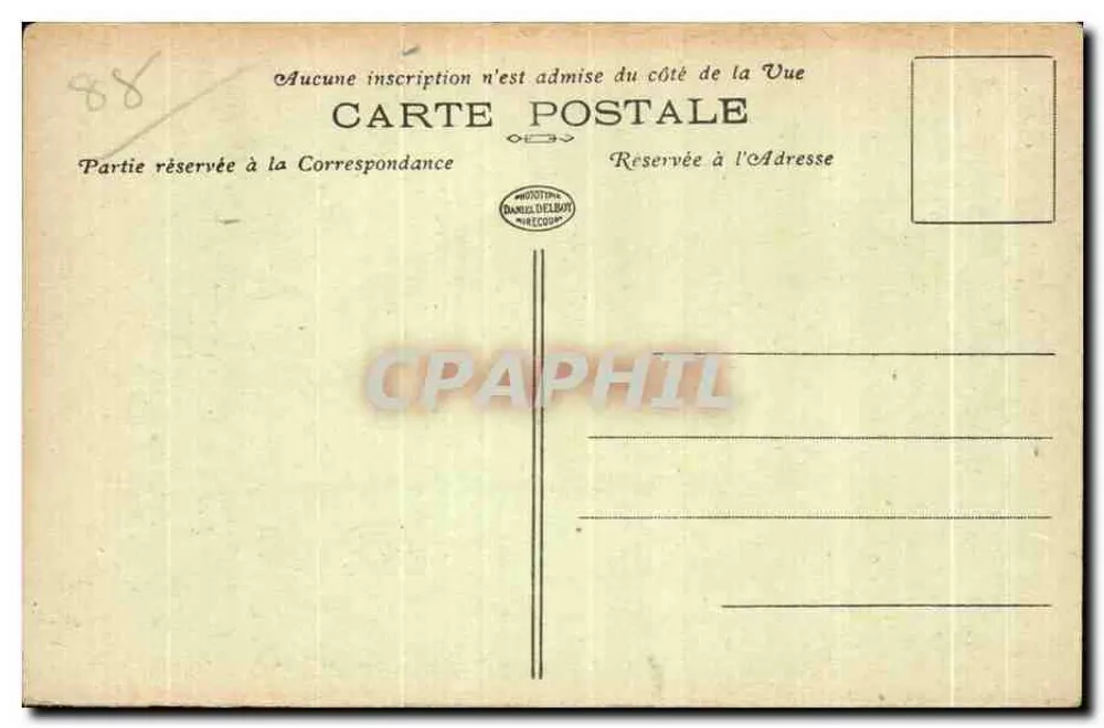Vittel — Eingang zum Park und das Casino — D.D. - Rückseite