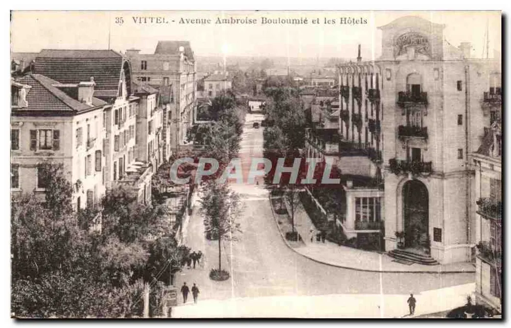 Vittele — Avenue Ambroise Bouloumié und die Hotels — Edition Madame Paris, n°35 - Vorderseite