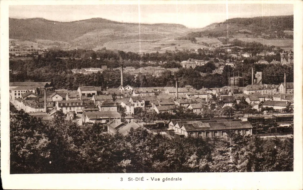 St-Dié - Vista geral — série 3 — editor não identificado - Frente