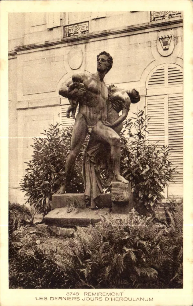 Die letzten Tage von Herculaneum — Statue von Remiremont — Verlag Braun & Cie, Dorrach - Vorderseite