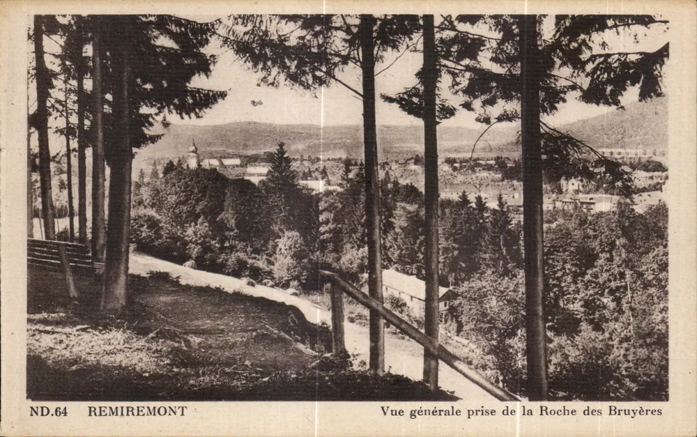 Remiremont — Allgemeiner Blick von der Roche des Bruyères — ND.64 - Vorderseite