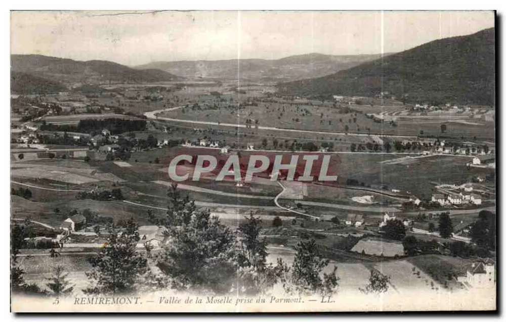 Remiremont — Blick auf das Moseltal vom Pormont — LL - Vorderseite