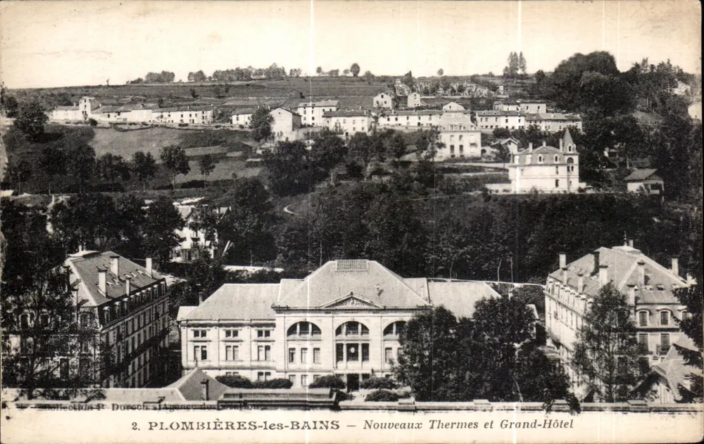 Plombières-les-Bains — Neue Thermen und Grand-Hôtel — Agence Dusech - Vorderseite