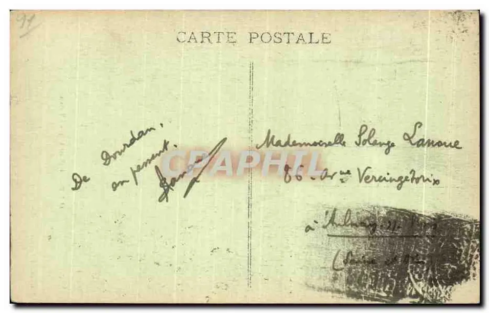 Dourdan (S.-et-O.) — L'Église — Librairie Taloureau, Dourdan (S.-et-O.) - Rewers