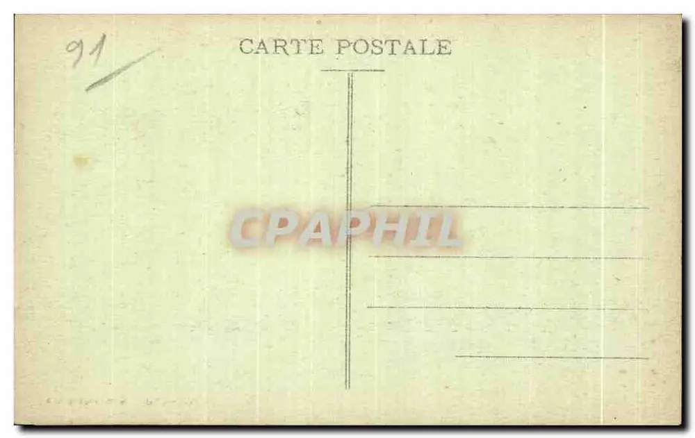 Dourdan (S.-et-O.) — Interior dos Fossos — Editor: Carte Postale - Verso