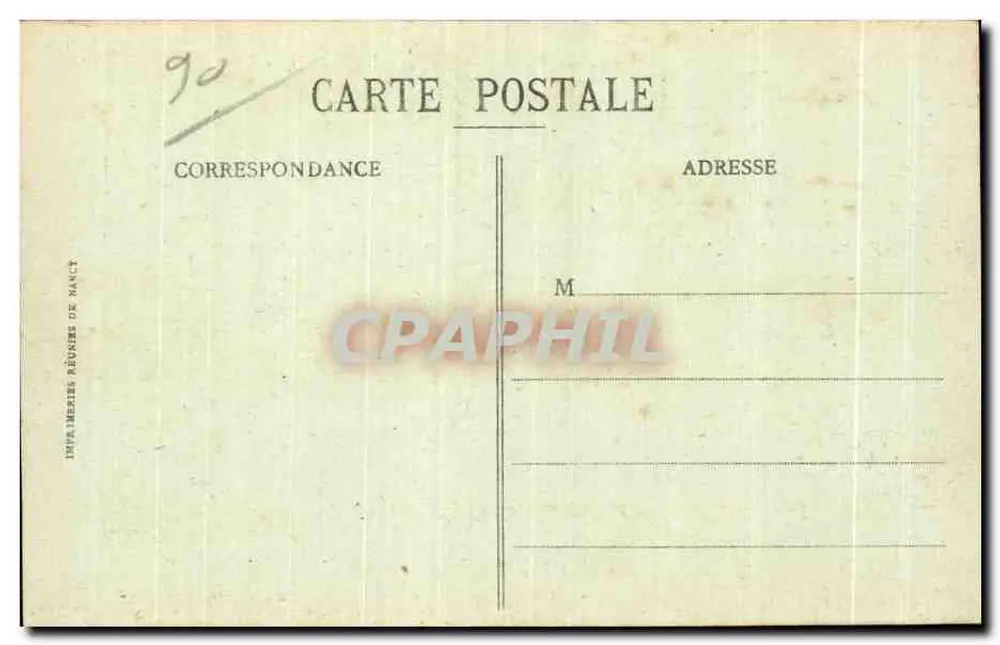 Giromagny (Territoire de Belfort) — Die Straße zum Ballon d'Alsace — Imp. Réunies de Nancy - Rückseite