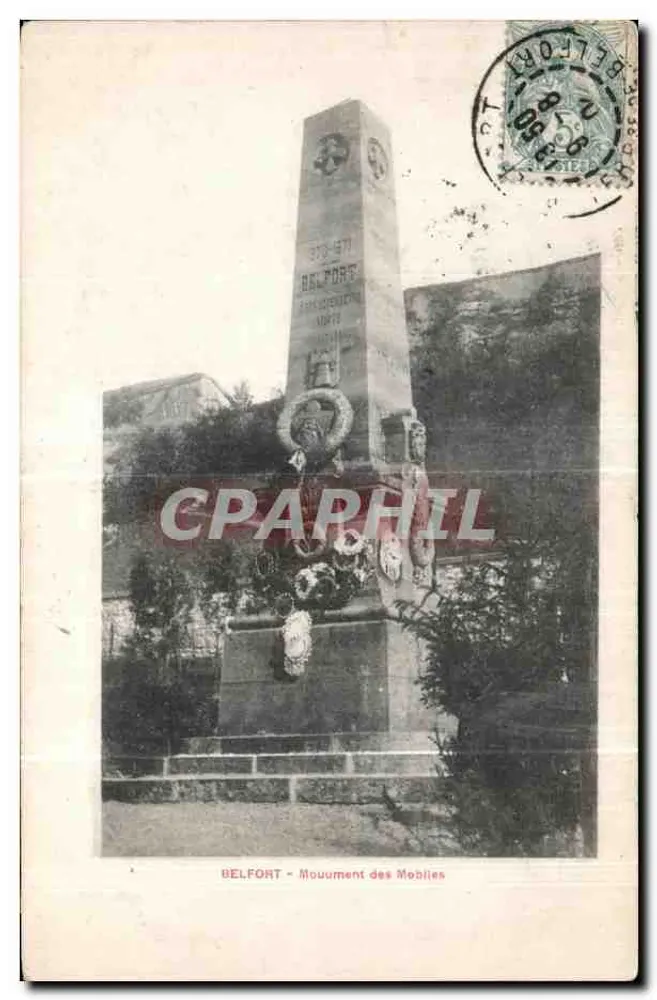 Belfort - Monumento das Mobilies — editor desconhecido, número de série não visível - Frente