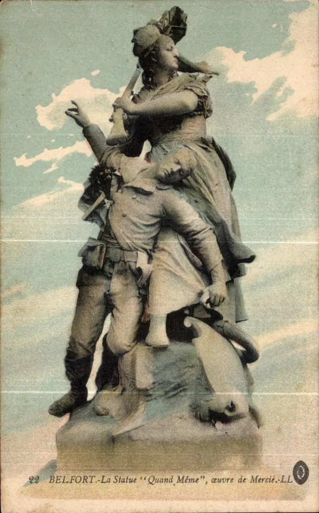 Belfort - Die Statue "Quand Même", Werk von Mercié - LL - Vorderseite