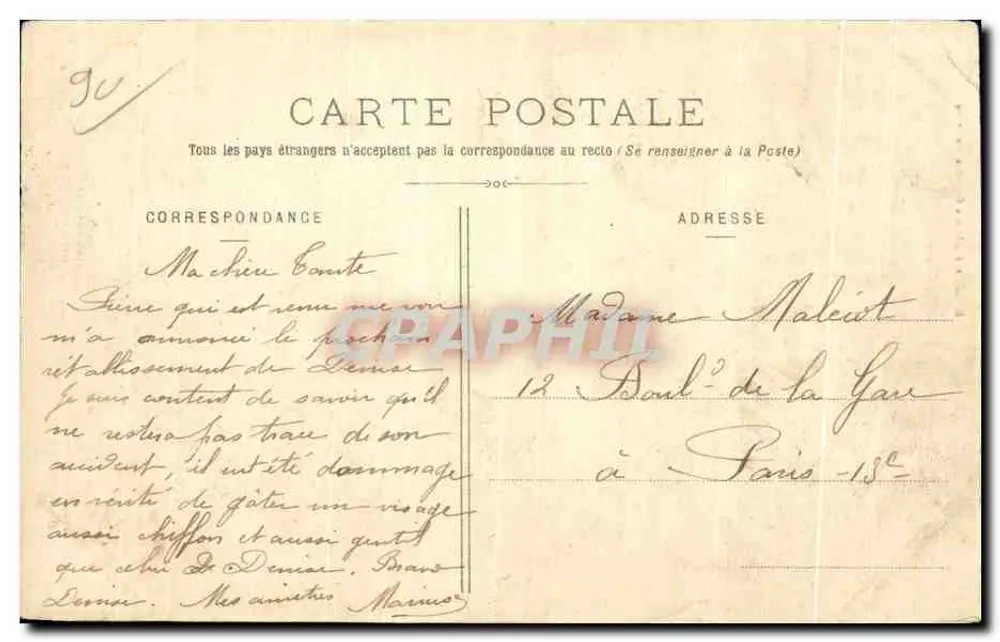 Belfort, la Miotte — visão da torre — Edição especial das 'Papeteries de Belfort' - Verso