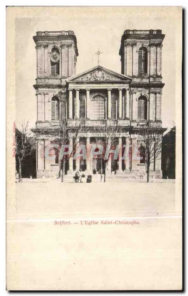 Belfort — Igreja de São Cristóvão — Editor Soula, Marcin - Frente