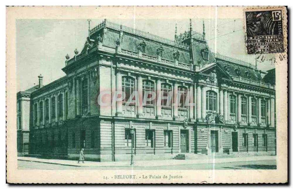Belfort — O Palácio de Justiça — Edições Internacionais - Frente