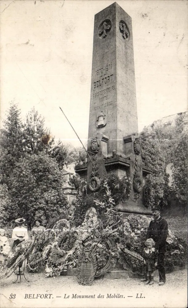 Belfort — Das Denkmal der Mobilisierten — LL. n°33 - Vorderseite