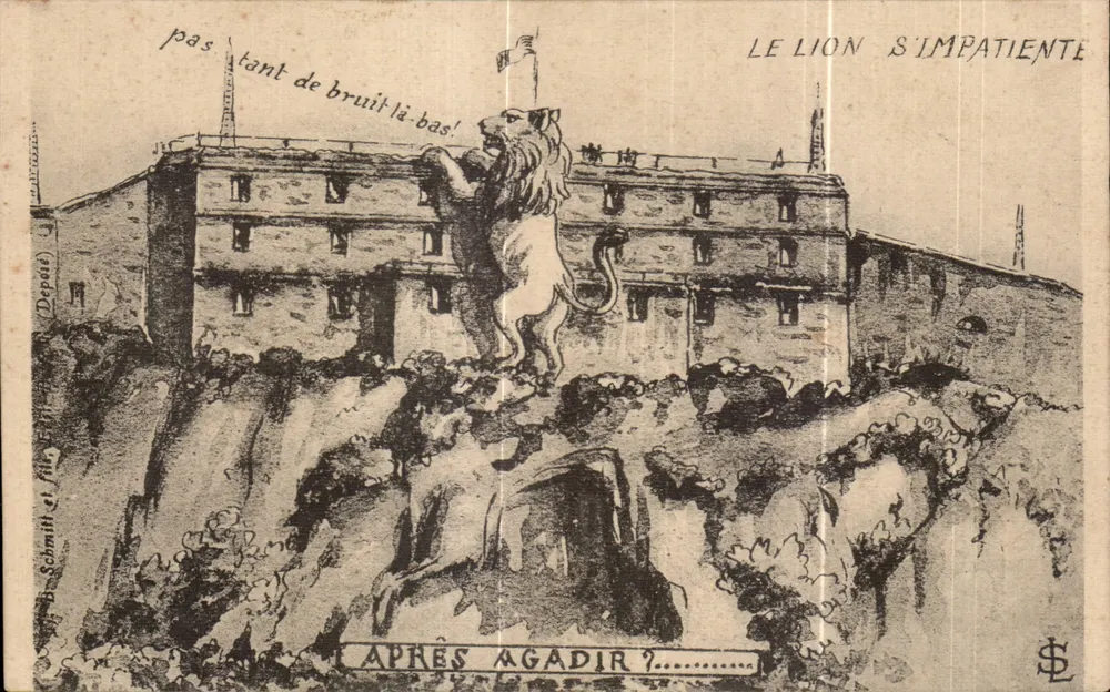 Der Löwe ist ungeduldig — Statue des Löwen von Belfort — Verlag B. Schmitt et fils (Depot) - Vorderseite