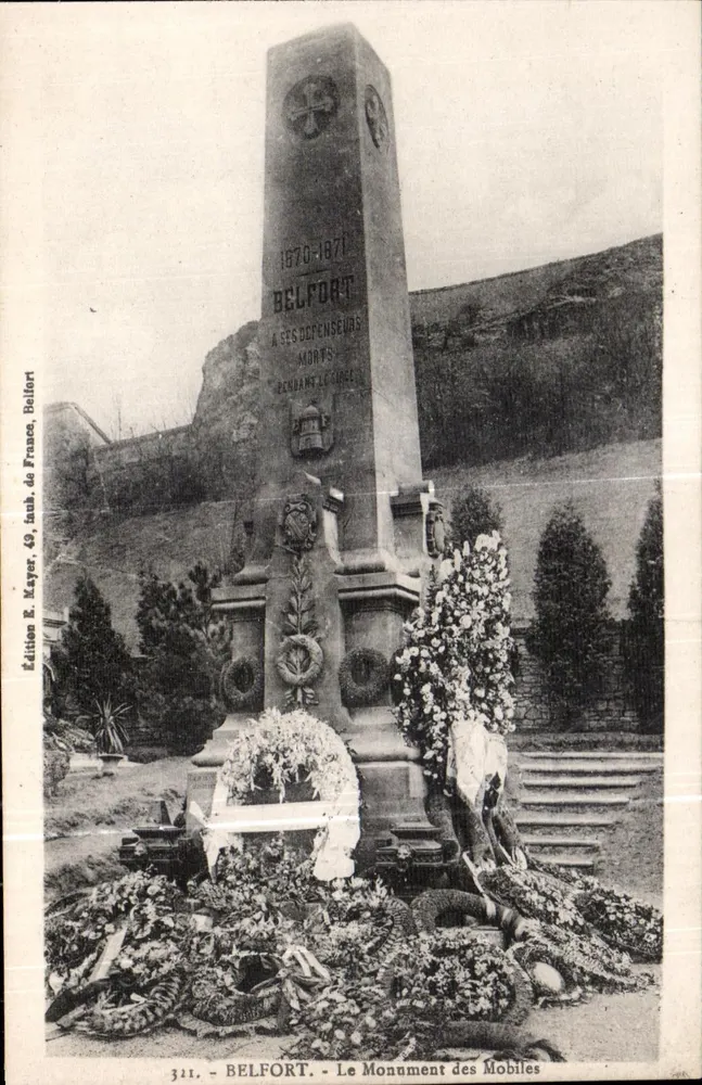 Belfort — Denkmal der Mobilisierung — Edition E. Mayer, 49, r. de France, Belfort - Vorderseite