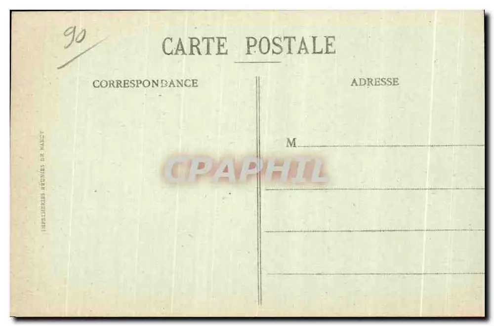 Belfort — Denkmal der Mobilisierung — Edition E. Mayer, 49, r. de France, Belfort - Rückseite