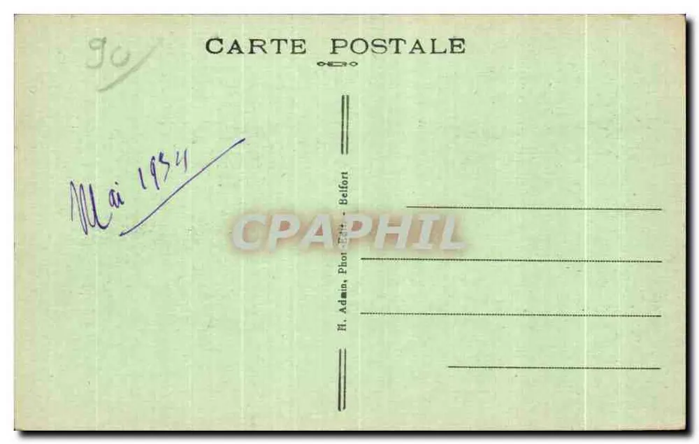 Belfort (Territoire) — Vista geral — H. Adain, Fot. Belfort, n°182 - Verso