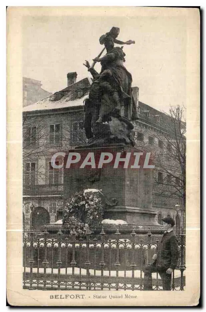 Belfort - Estátua do Grand Môme - editor não identificado - Frente