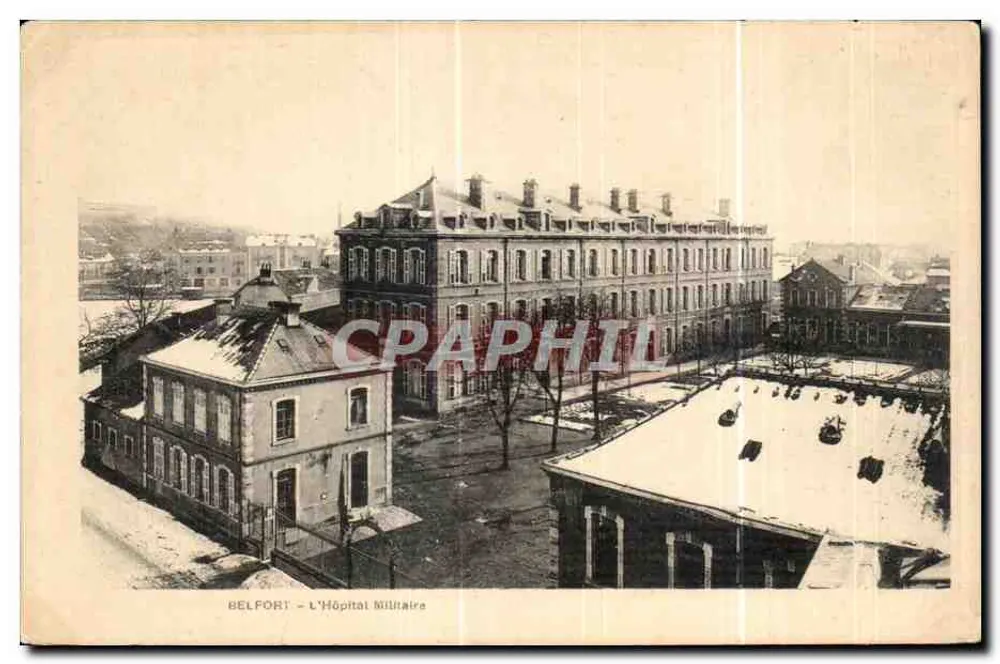 Belfort — Das Militärkrankenhaus - Vorderseite