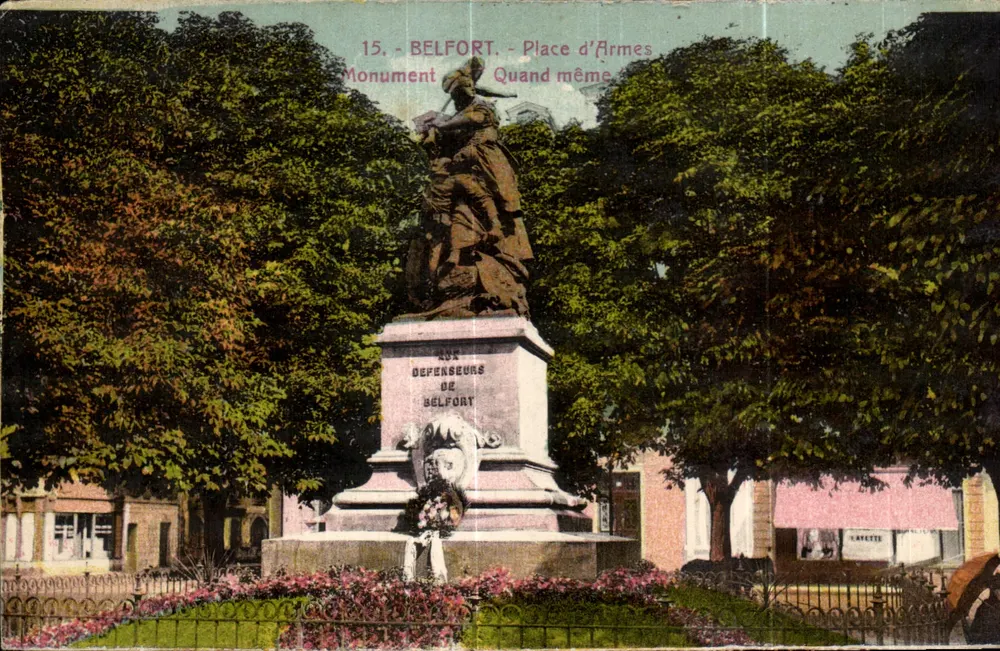 Belfort — Place d'Armes — Denkmal für die Verteidiger von Belfort - Vorderseite